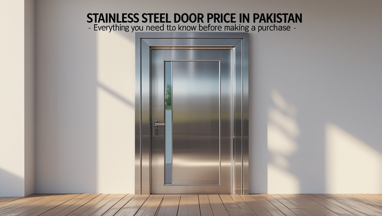 Stainless Steel Door Price in Pakistan