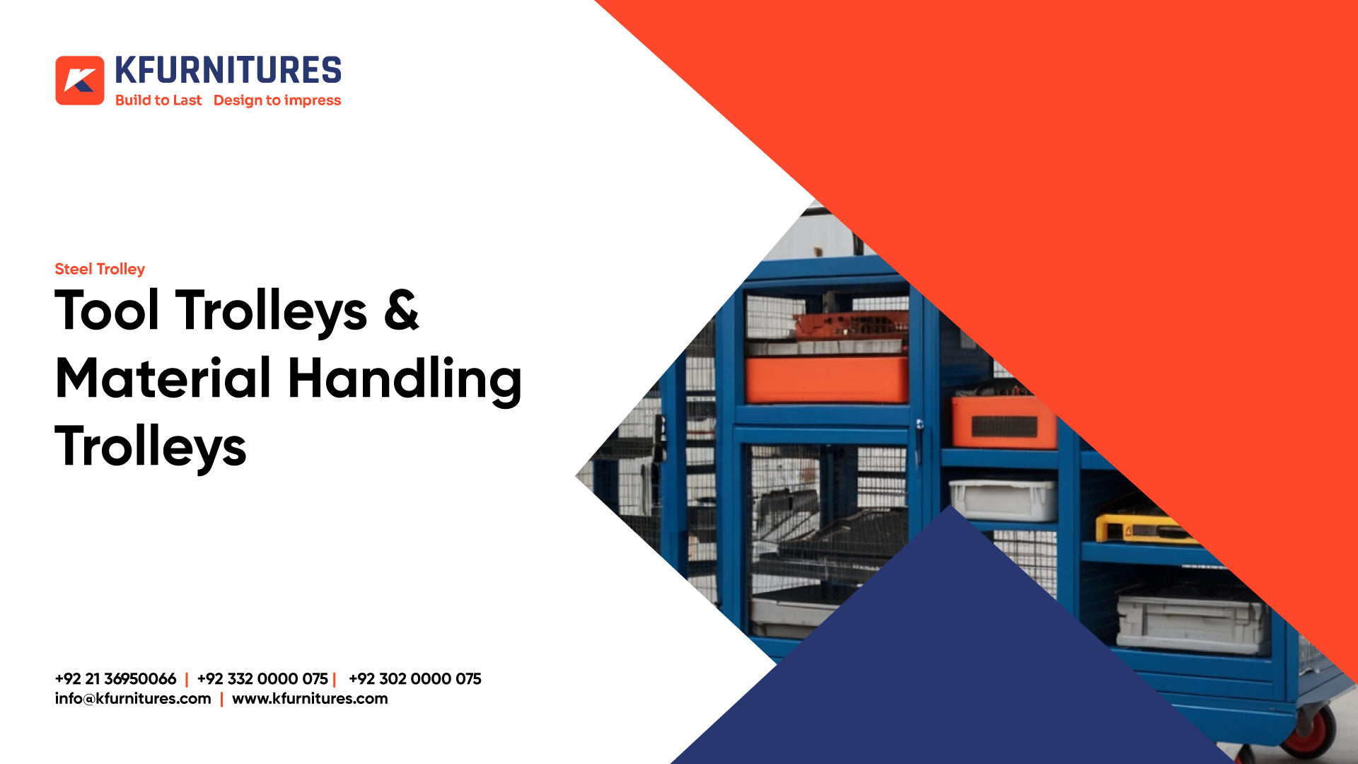 Kfurnitures Steel-Trolley