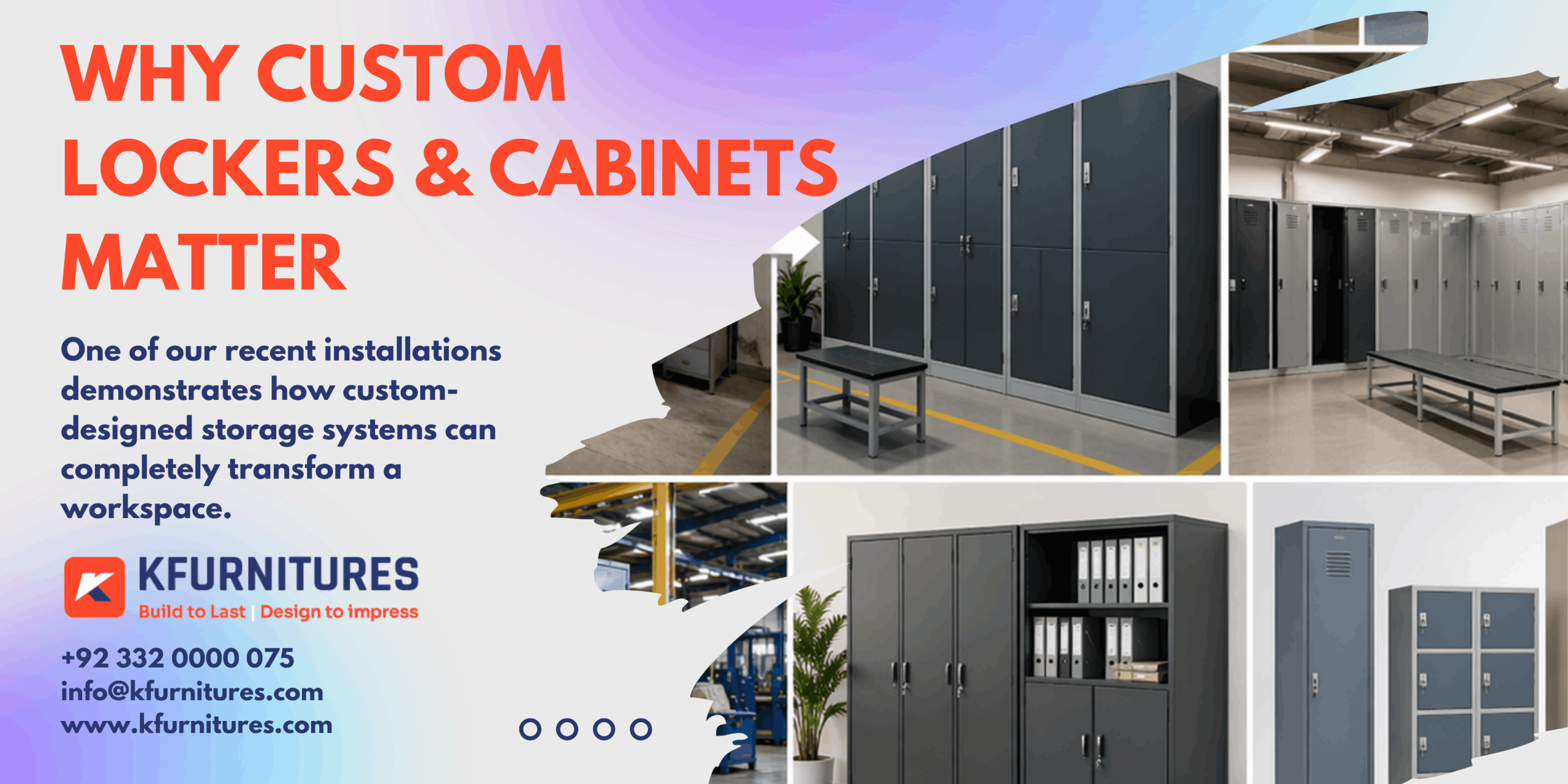 Smart Storage Solutions for Modern Workspaces: Why Custom Lockers & Cabinets Matter