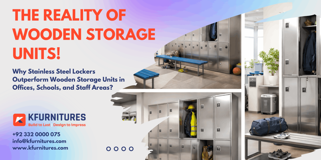 Why Stainless Steel Lockers Outperform Wooden Storage Units in Offices, Schools, and Staff Areas