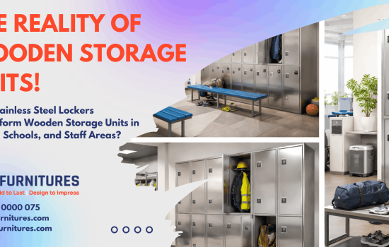 Why Stainless Steel Lockers Outperform Wooden Storage Units in Offices, Schools, and Staff Areas