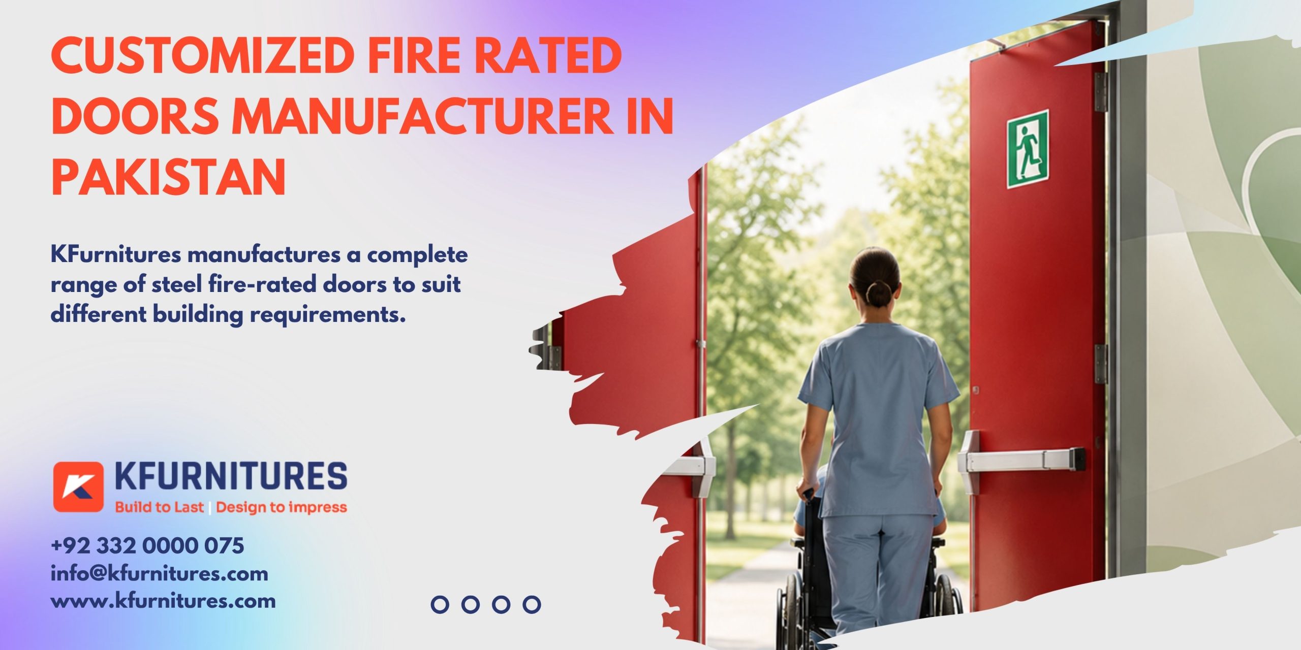 Customized Fire Rated Doors Manufacturer in Pakistan