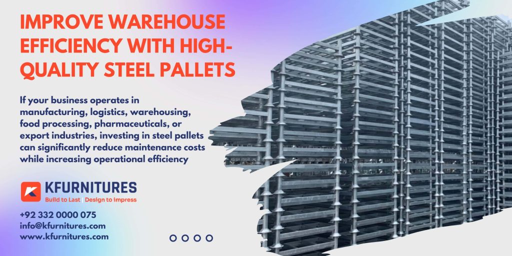 Industrial Steel Pallets KFurnitures